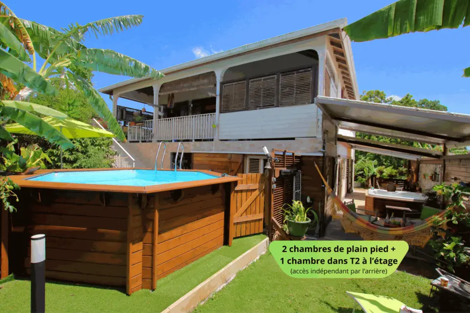 Maison 3 chambres guadeloupe