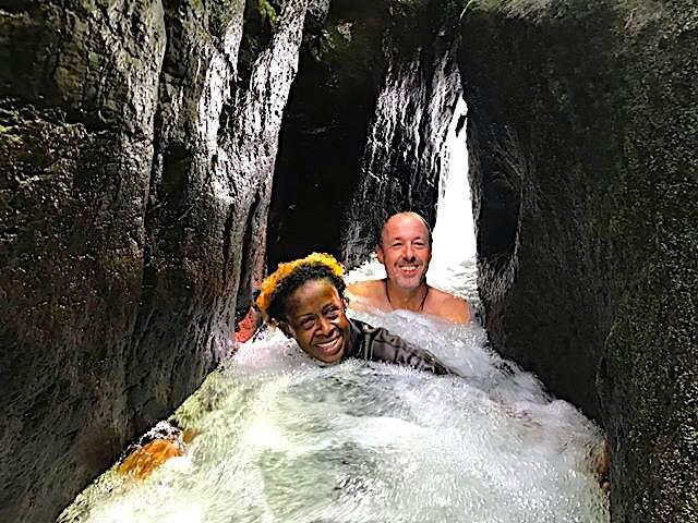 Rivière moustique à Petit Bourg Canyoning en guadeloupe